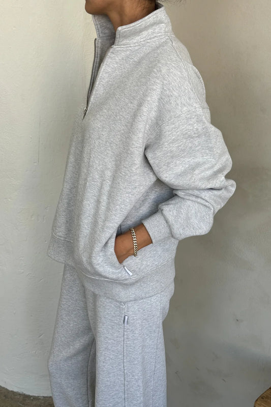 Noah Top - Light Heather Grey