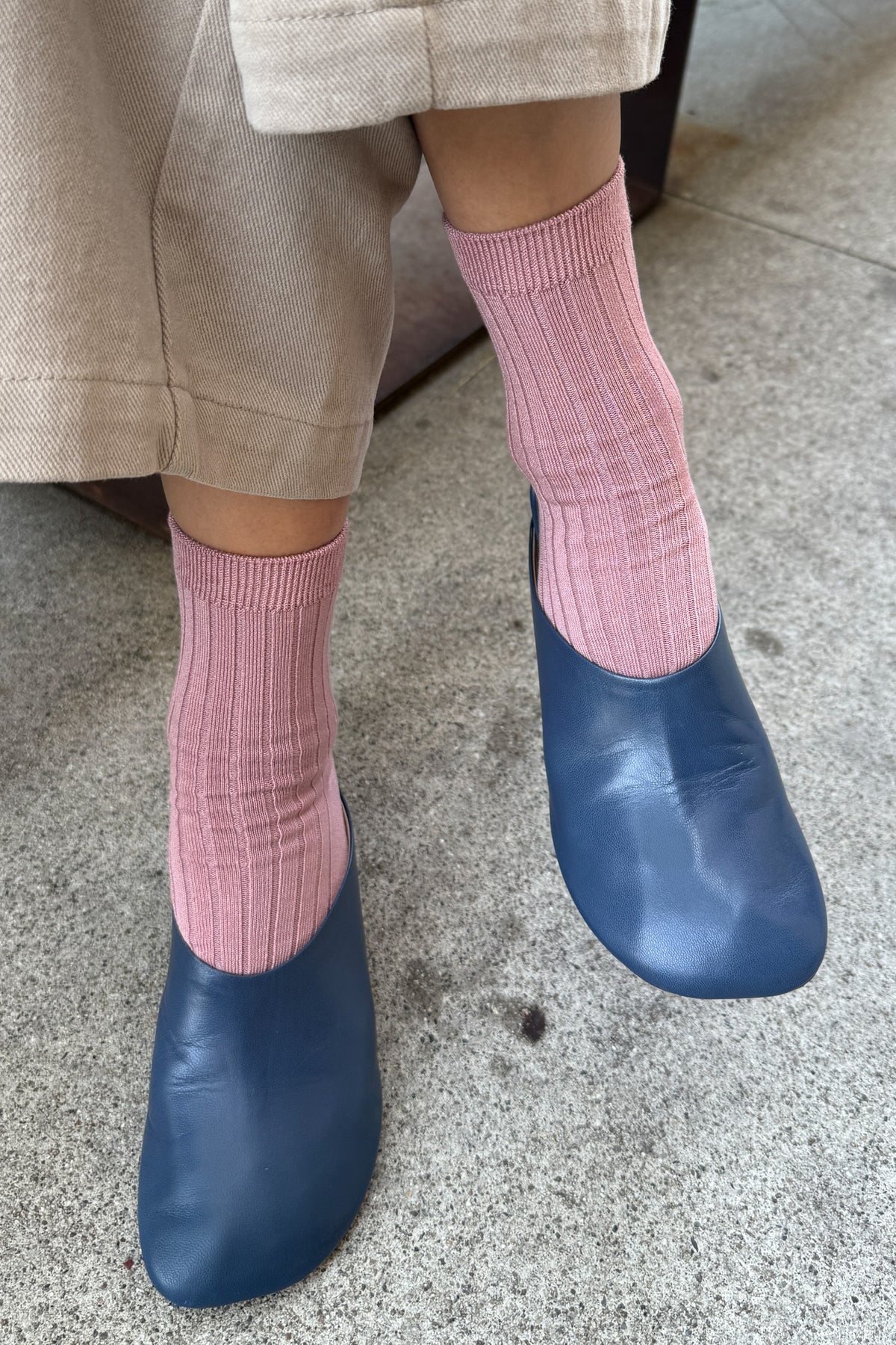 Her Socks - Desert Rose