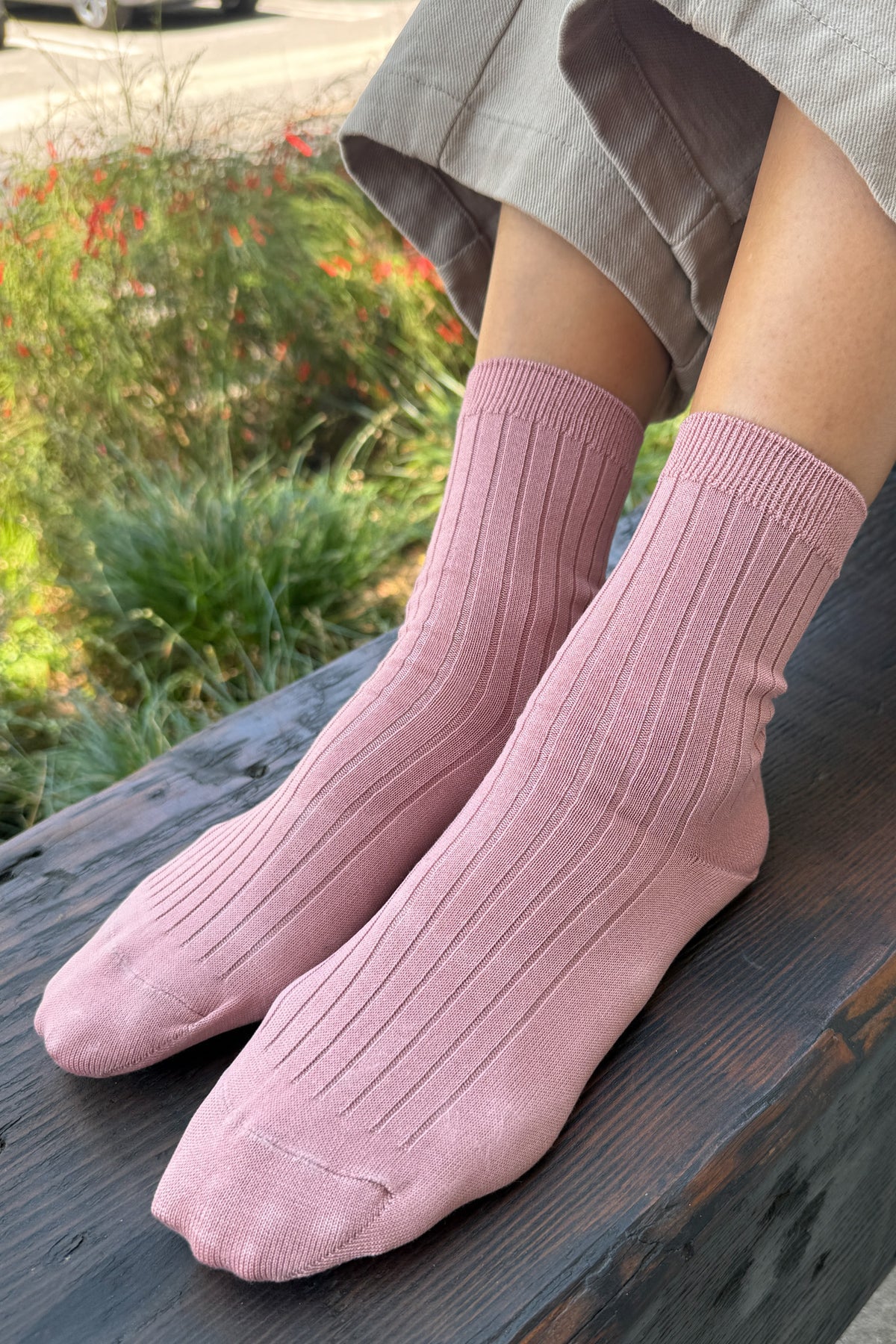 Her Socks - Desert Rose