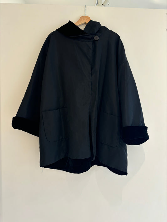 Vintage Harriet Selwyn x Bergdorf Goodman Reverisble Cape Jacket