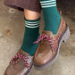 Girlfriend Socks - Hunter Green