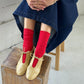 Trouser Socks - Red Lipstick