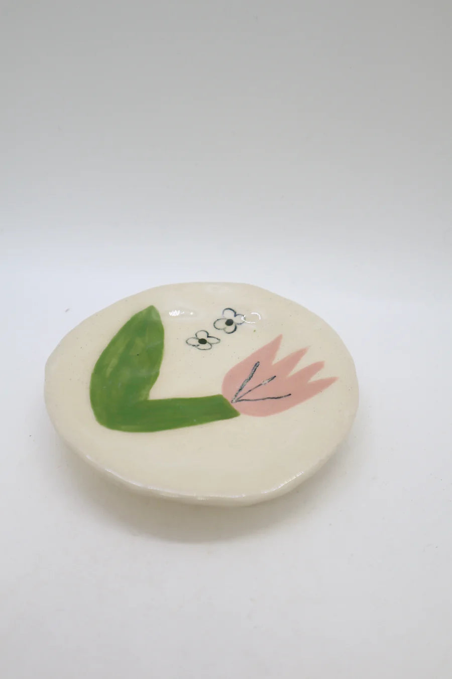 Pink Tulip Mini Plate