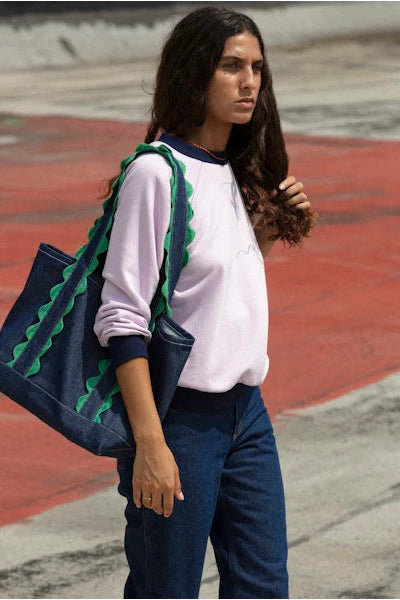 Rory Sweatshirt - Lavender/Navy