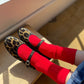 Classic Cashmere Socks - Red