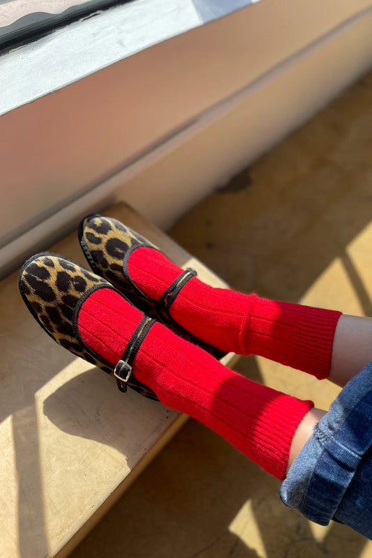 Classic Cashmere Socks - Red