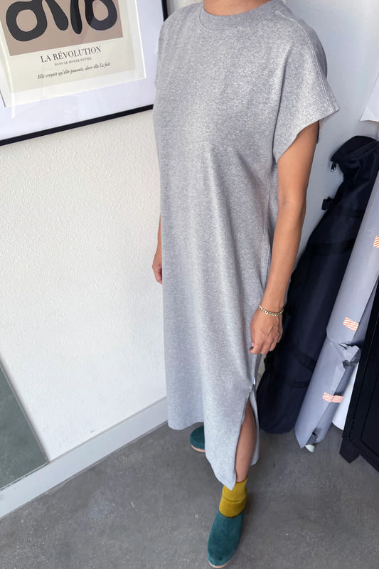 Jeanne Dress- Heather Grey