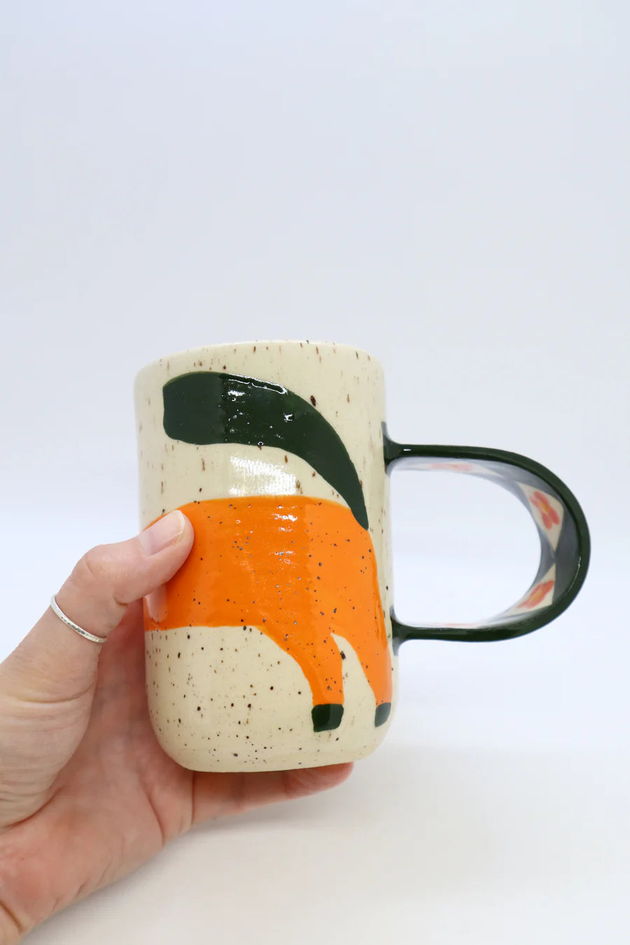 Long Horse Slab Art Mug