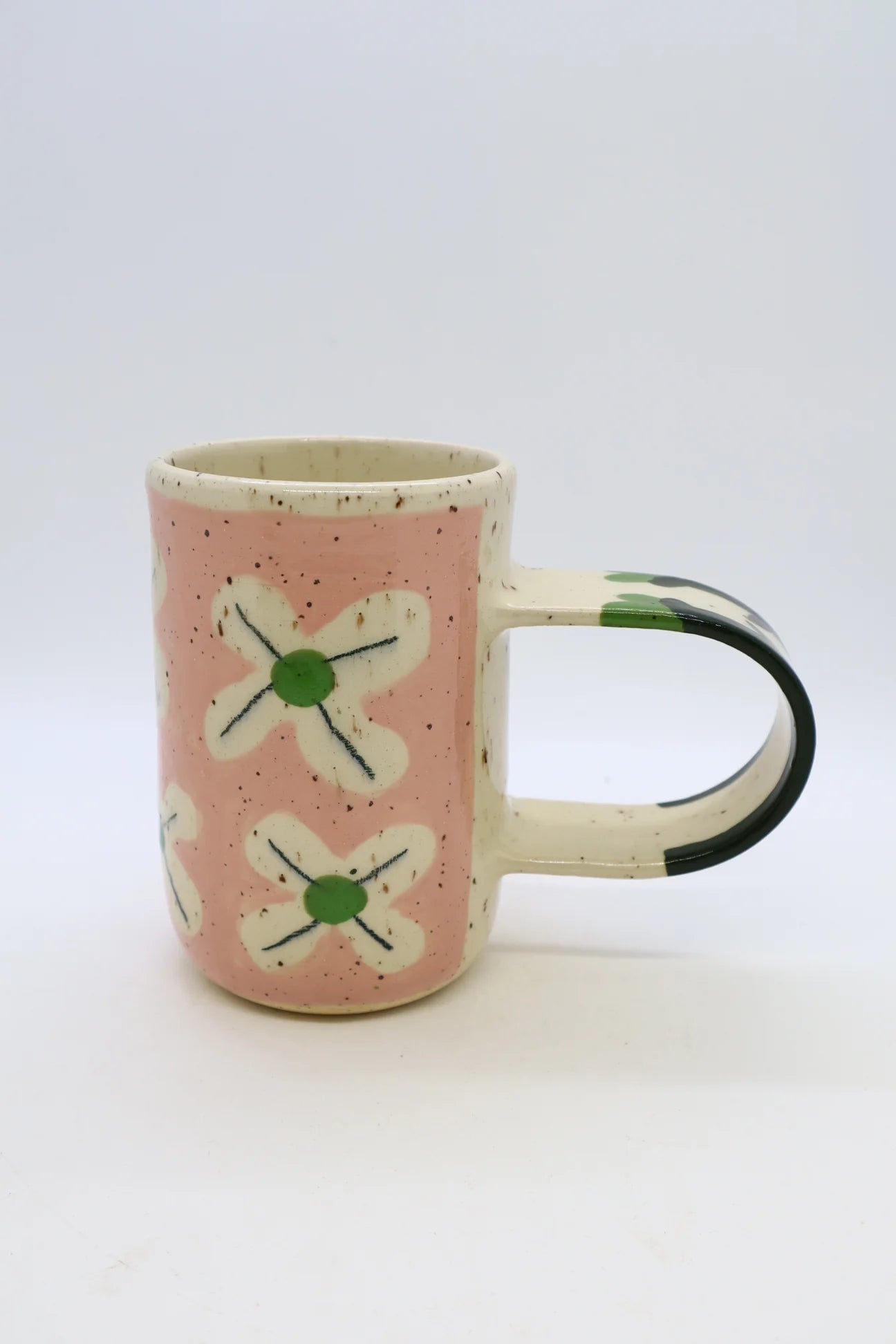 Pink Pattern Slab Mug