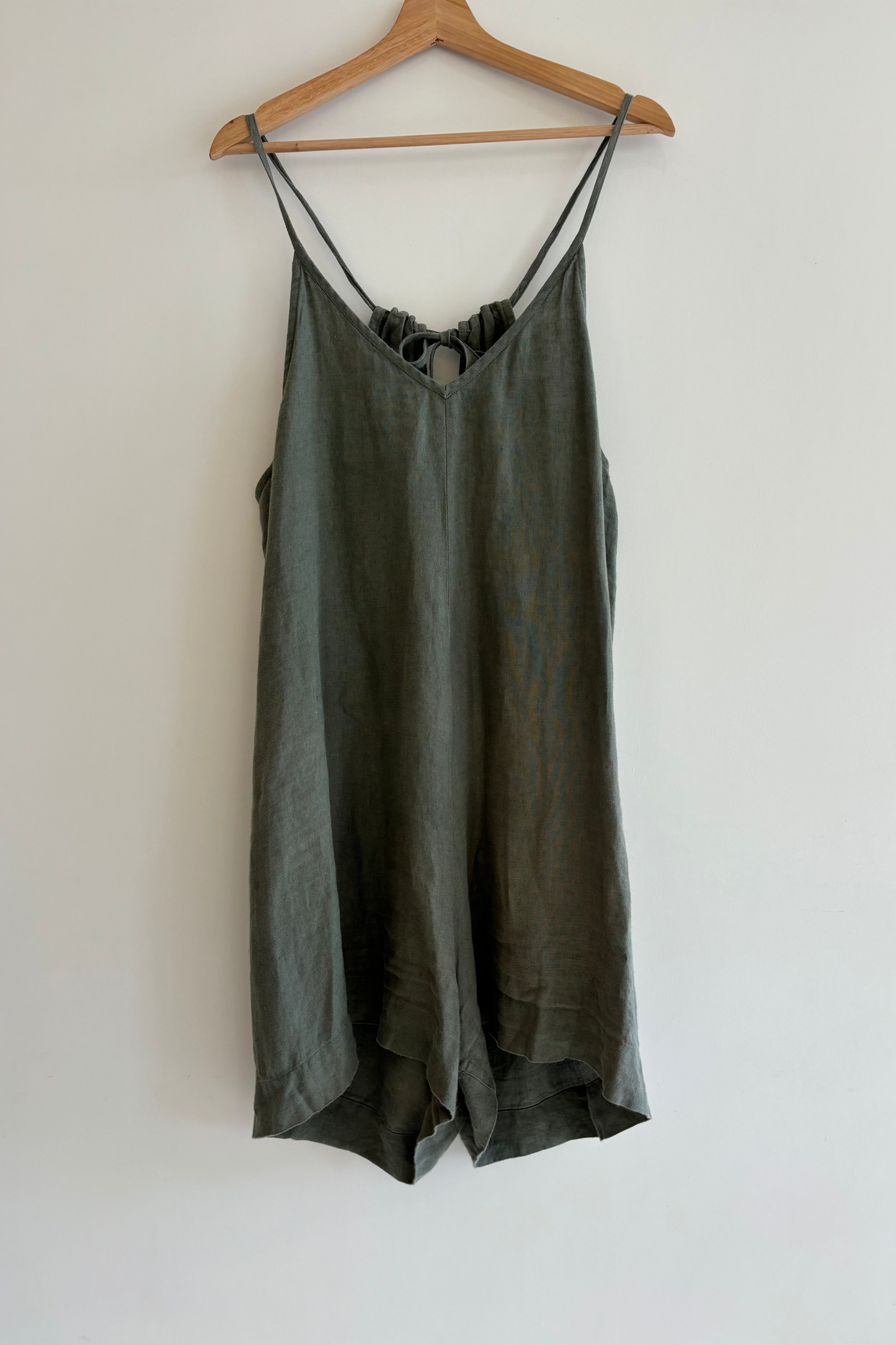 Not Perfect Linen Romper