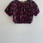 A Bronze Age Floral Crop Top