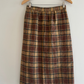 Vintage Wool Midi Skirt