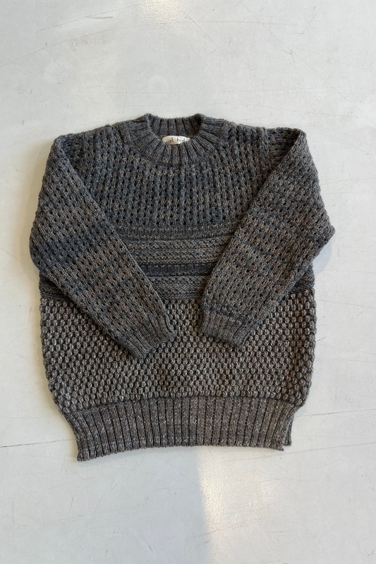 Wolhide Mixed Stitch Pullover