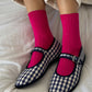 Her Socks - Mercerized Cotton in Fuchsia