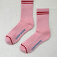 Boyfriend Socks - Armour Pink