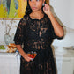 Zelda Dress Black Lanai Lace