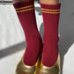 Boyfriend Socks - Cardinal