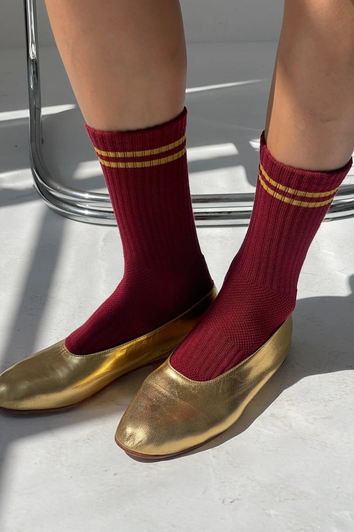 Boyfriend Socks - Cardinal