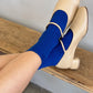 Her Socks - Mercerized Combed Cotton in Cobalt