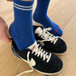 Boyfriend Socks - Cobalt