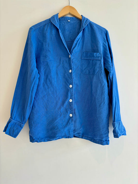 Blue Linen Set