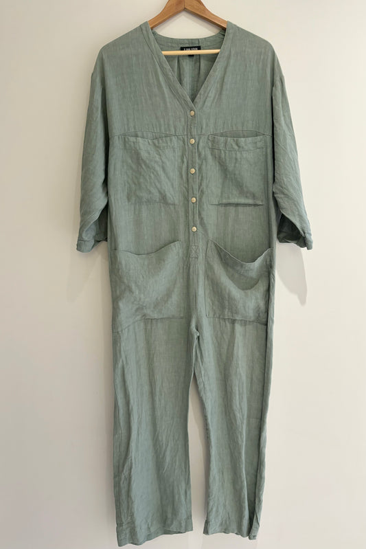 Ilana Kohn Tuck Jumpsuit - Sage