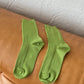 Her Socks - Mercerized Cotton in Cactus