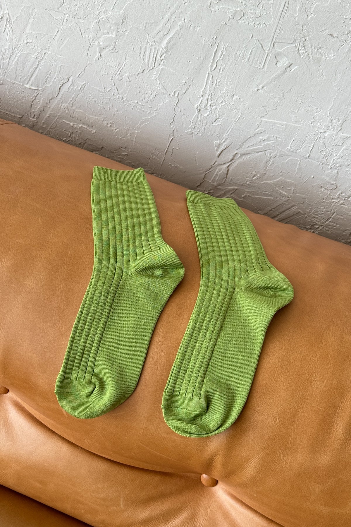 Her Socks - Mercerized Cotton in Cactus