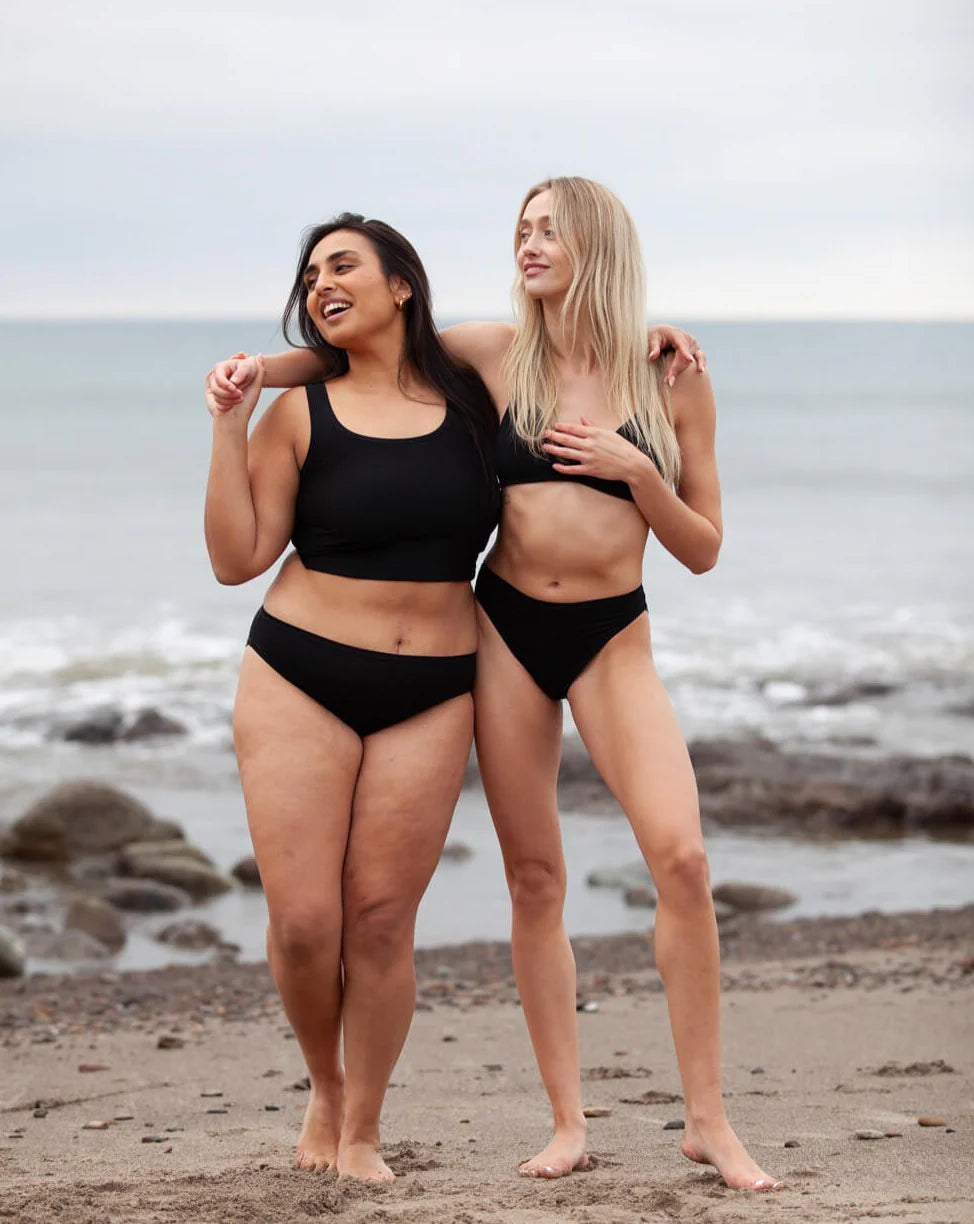 High Rise Bikini Undies - Black