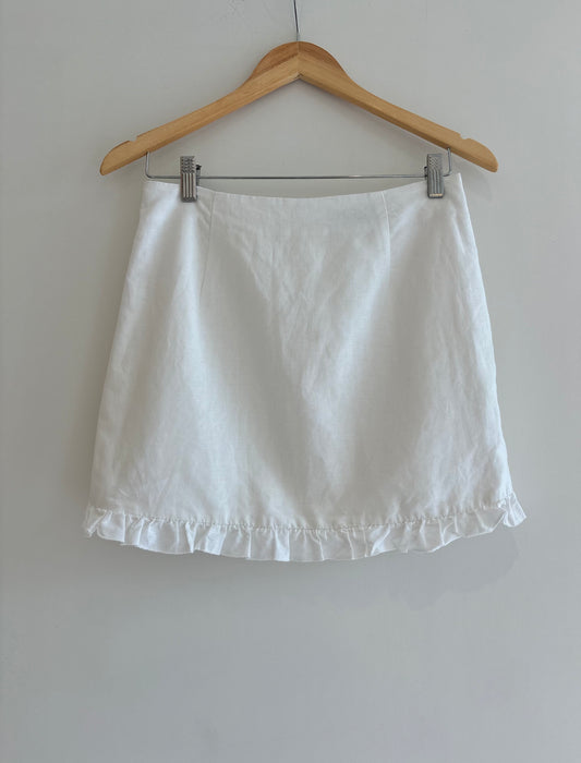 Linen Mini Skirt