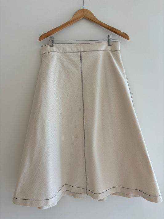 Eliza Faulkner Denim Midi Skirt