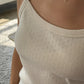 Pointelle Eve Cami - Naturel