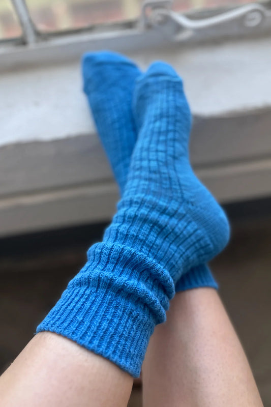 Cottage Socks - Laguna Blue