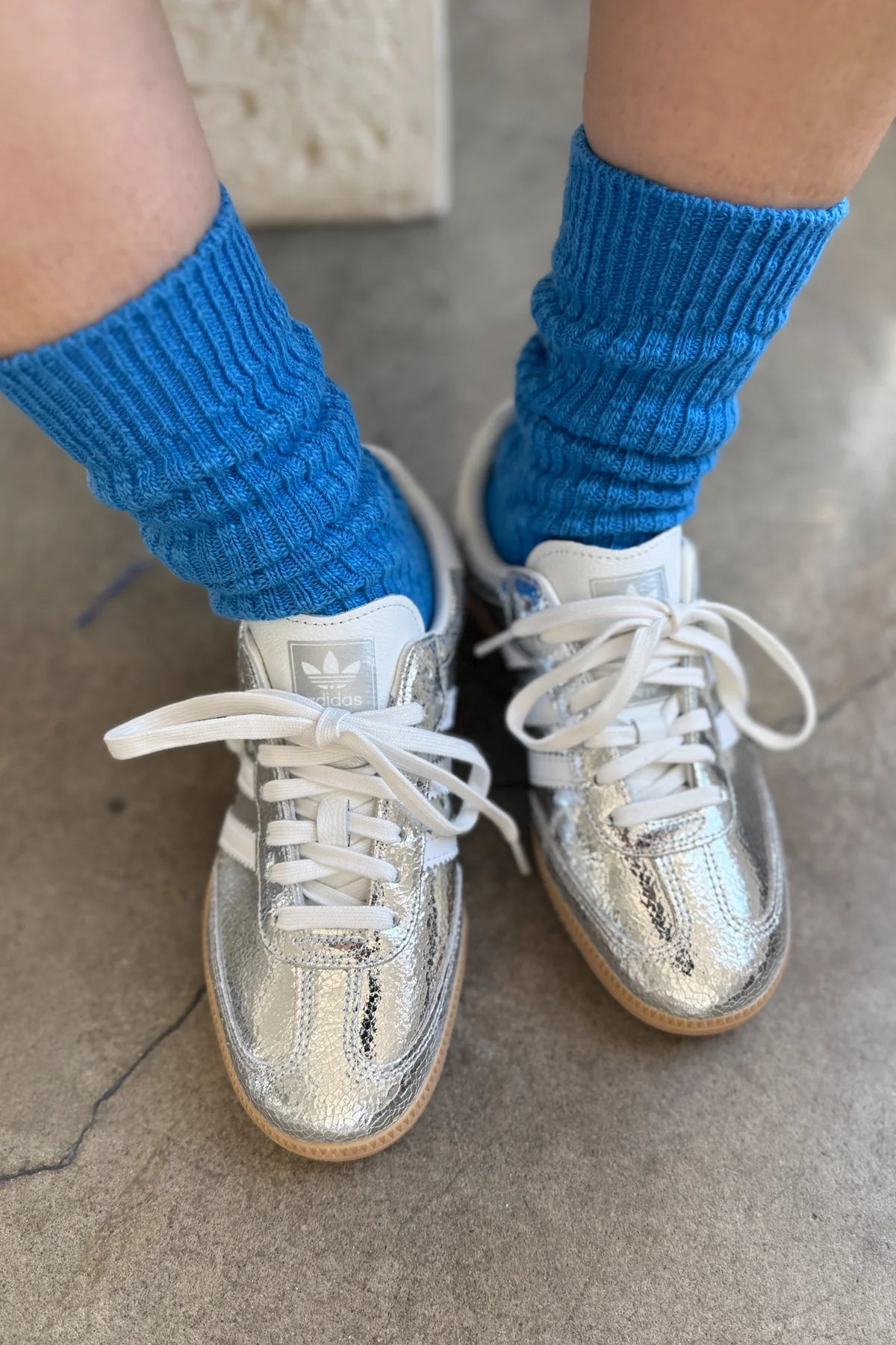Cottage Socks - Laguna Blue