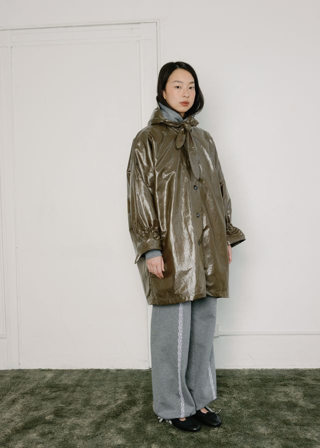 Judy Rain Jacket - Metallic Moss