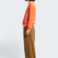 Hero Towelling Sweater - Tangerine