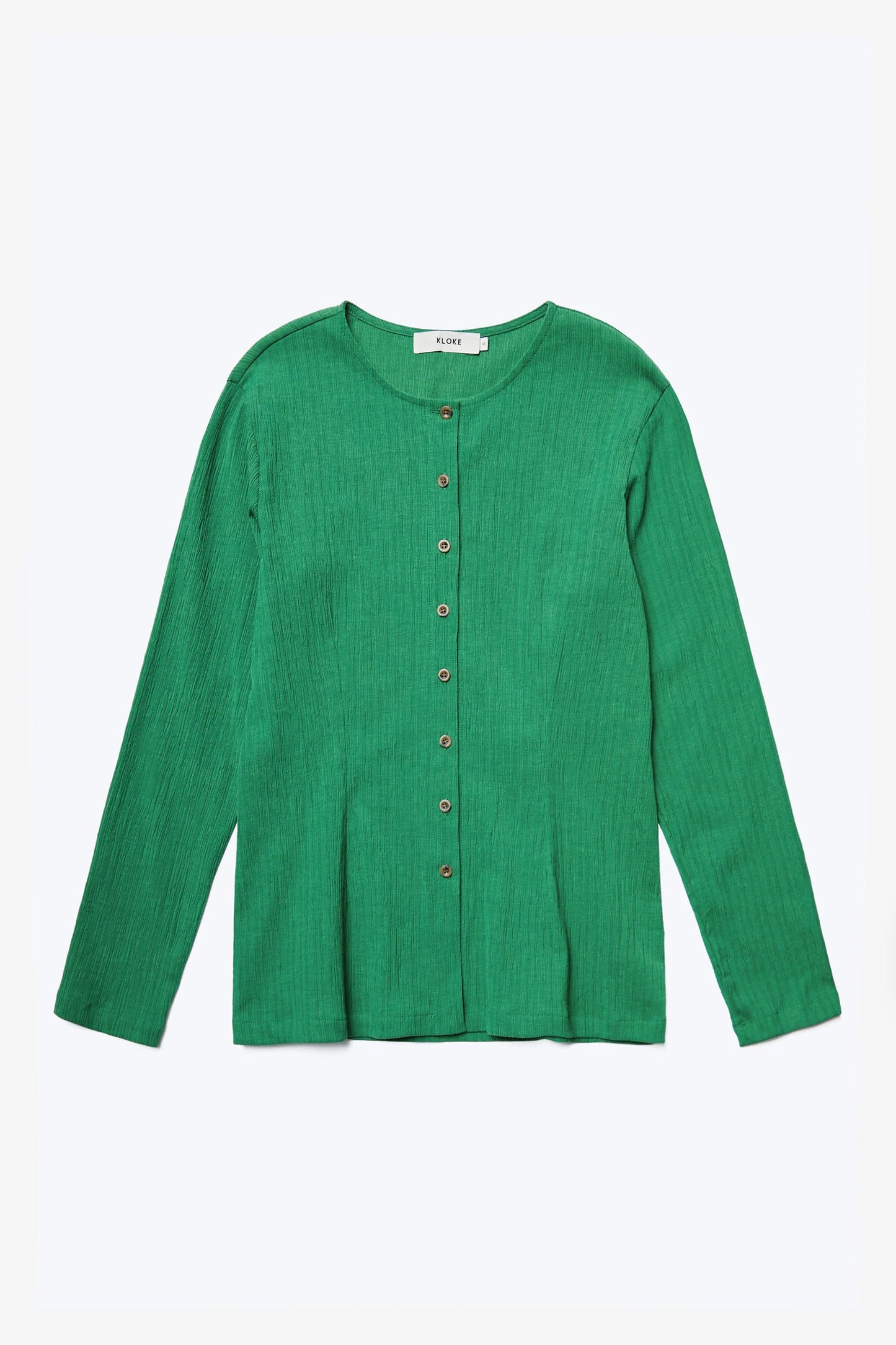 Hideout Crinkle Top Green