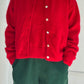 Leila Mohair Cardigan - Red