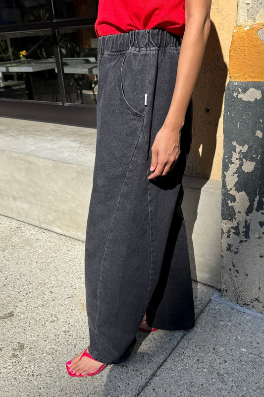 Long Arc Pant - Black Denim
