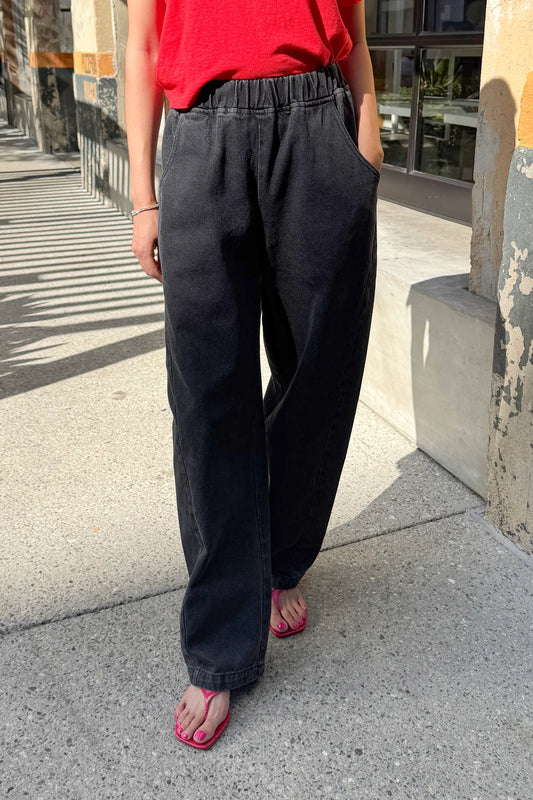 Long Arc Pant - Black Denim