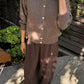 Lou Cashmere Cardigan - Frappe