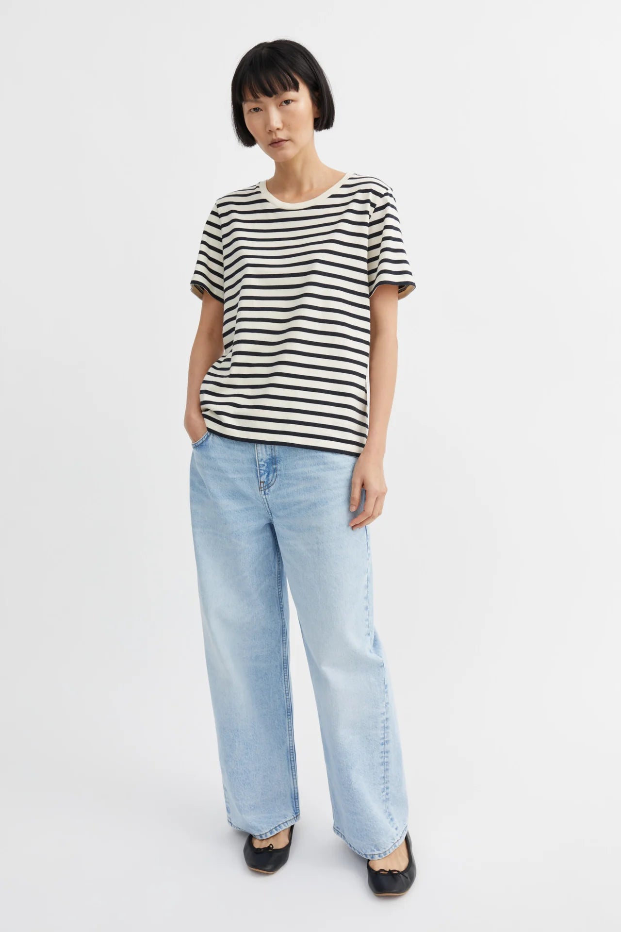 How to style a striped tee