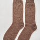 Mohair Veil Socks - Mocha