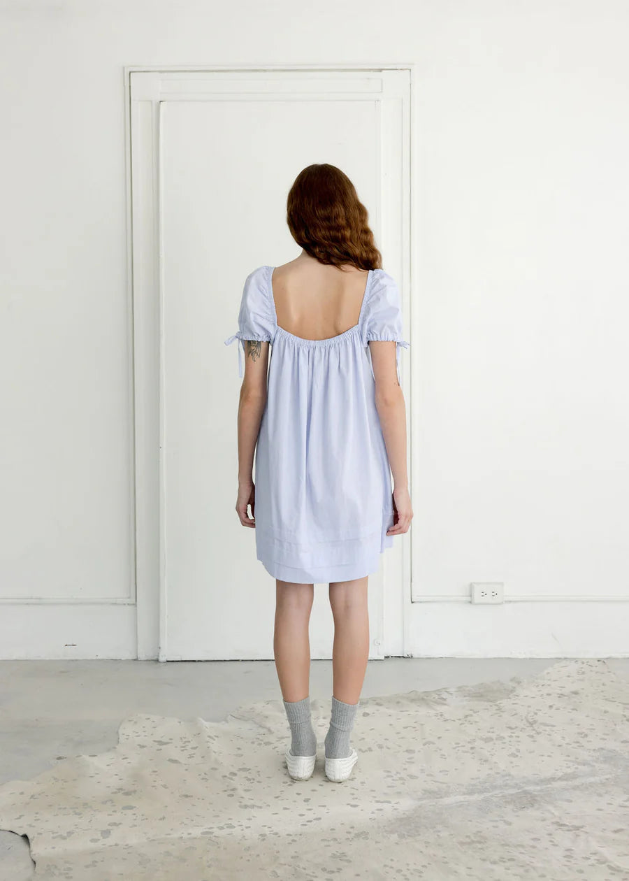 Mazzy Dress - Micro Stripe
