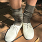 Mohair Veil Socks - Mountain Olive