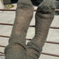 Mohair Veil Socks - Mountain Olive