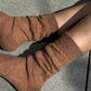 Mohair Veil Socks - Mocha