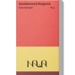 natural deodorant packaging with sandalwood and bergamot scent on a white background