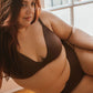 Triangle Bra - Brown