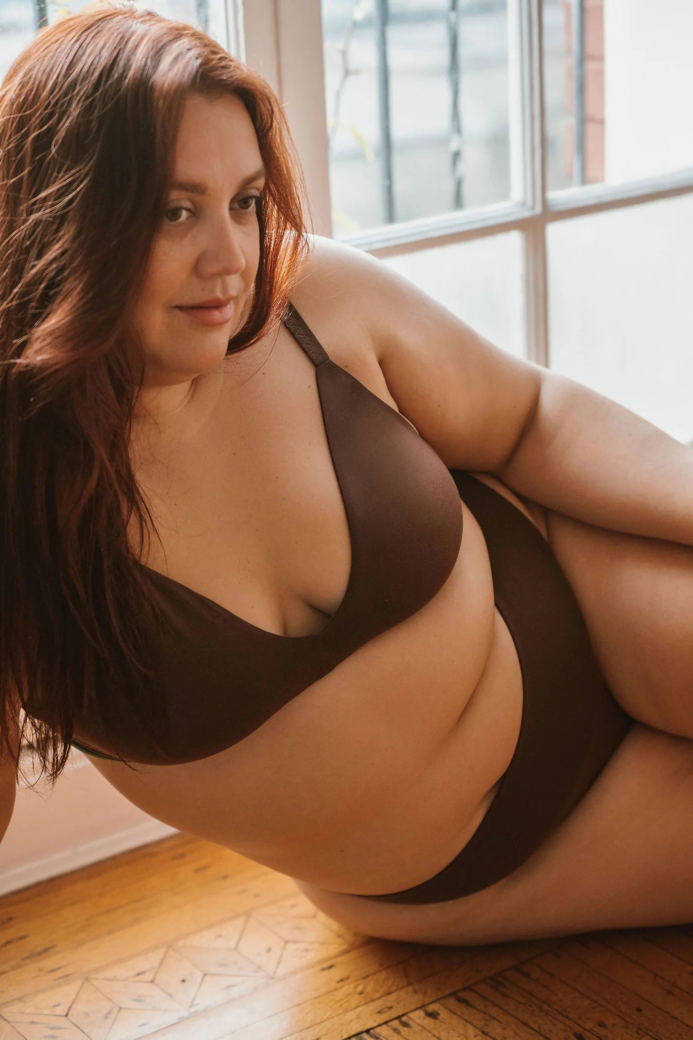Triangle Bra - Brown